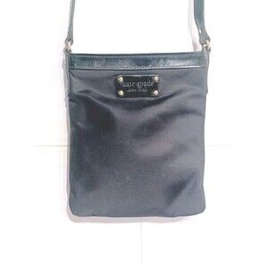 Kate Spade Small Black Nylon Crossbody Bag  Adjustable Strap